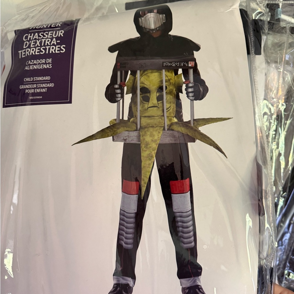 Happy Halloween.  Alien Hunter Costume -